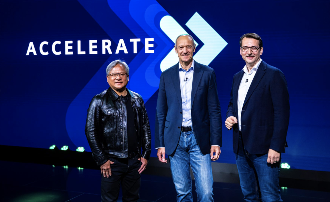 @rwang0 Jensen Huang Nvidia Roland Busch Siemens BMW Group Milan Nedeljković