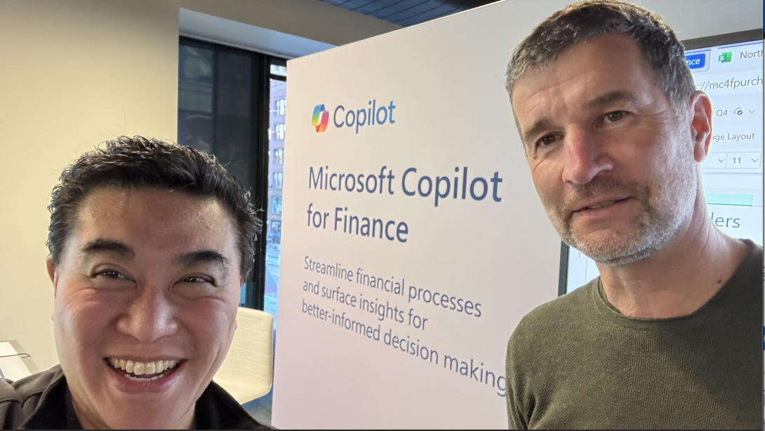 Microsoft Georg Glantschnig Copilot Finance Launch