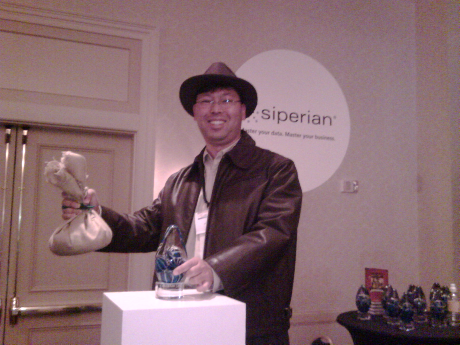 Ramon Chen doling out the 2008 Siperian Masters Awards